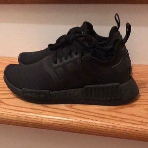 Adidas boost black sneakers